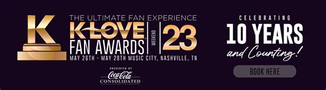 Klove Fan Awards 2023 Tickets